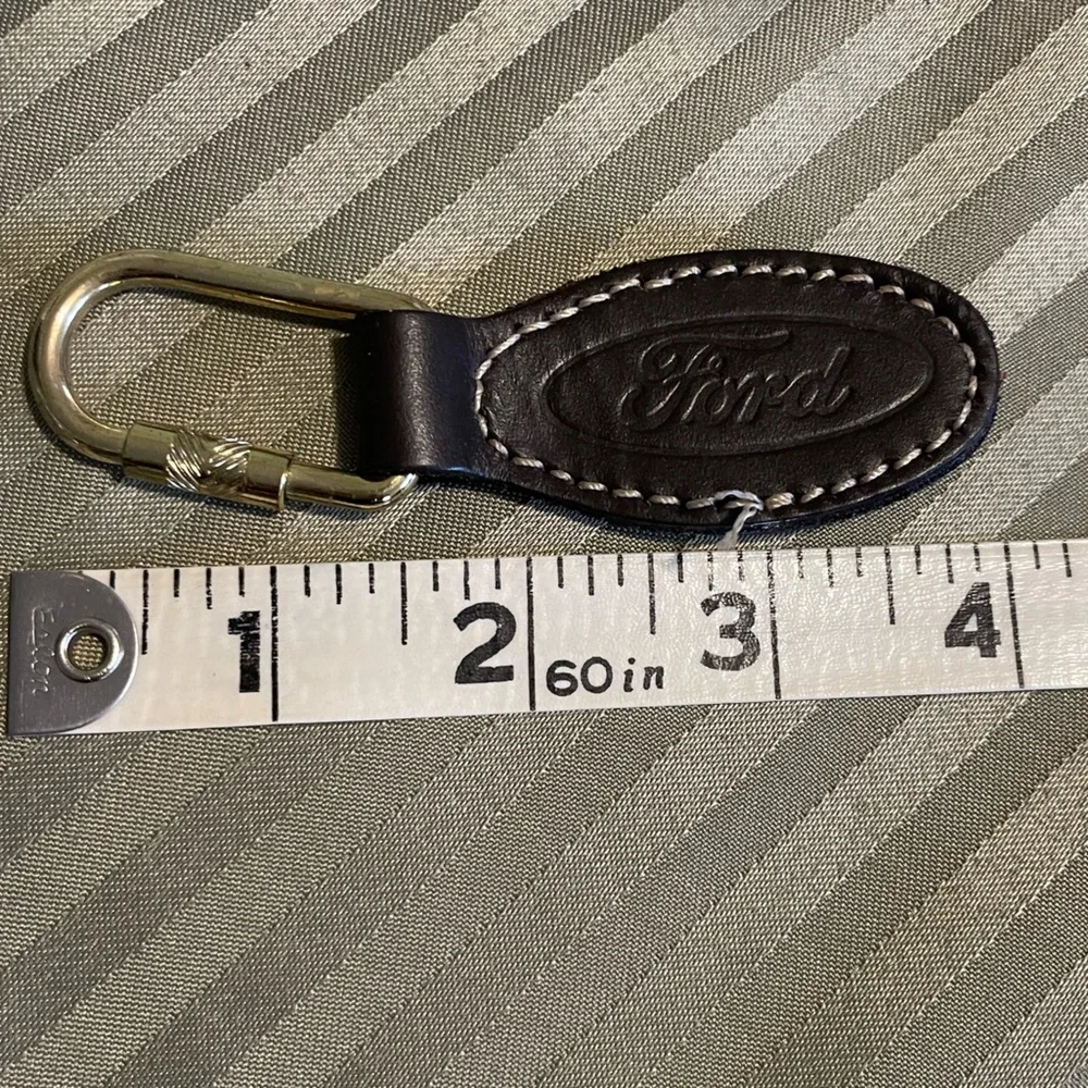 Ford Eddie Bauer Leather Keychain - Picture 3 of 4